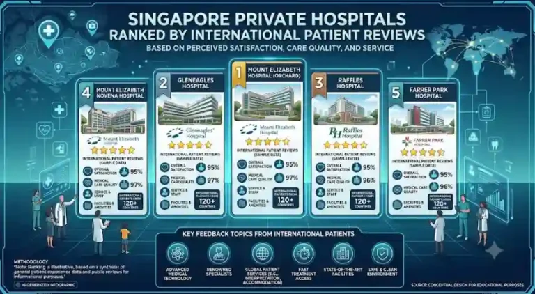 Singapore Private Hospitals Ranked by International Patient Reviews