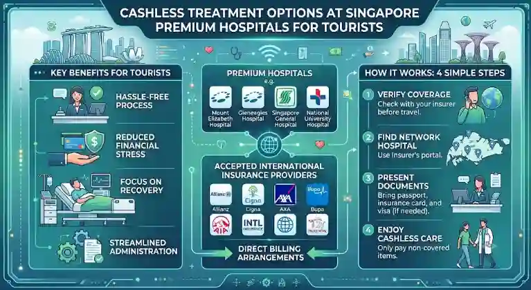 Cashless Treatment Options at Singapore Premium Hospitals for Tourists