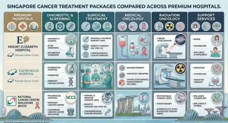 Singapore Cancer Treatment Packages Compared Across Premium Hospitals