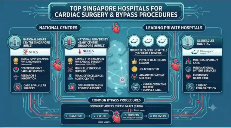 Top Singapore Hospitals for Cardiac Surgery and Bypass Procedures