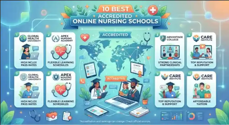 10 Best Accredited Online Nursing Schools