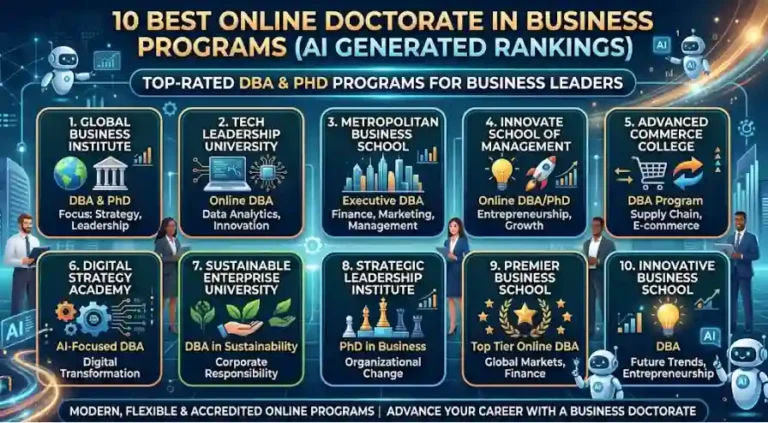 10 Best Online Doctorate in Business Programs