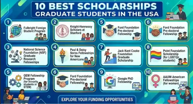 10 Best Scholarships for Graduate Students in the USA