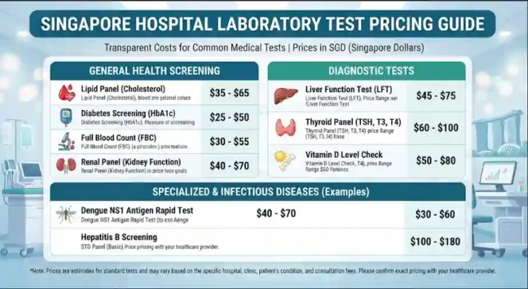 Singapore Hospital Laboratory Test Pricing Guide