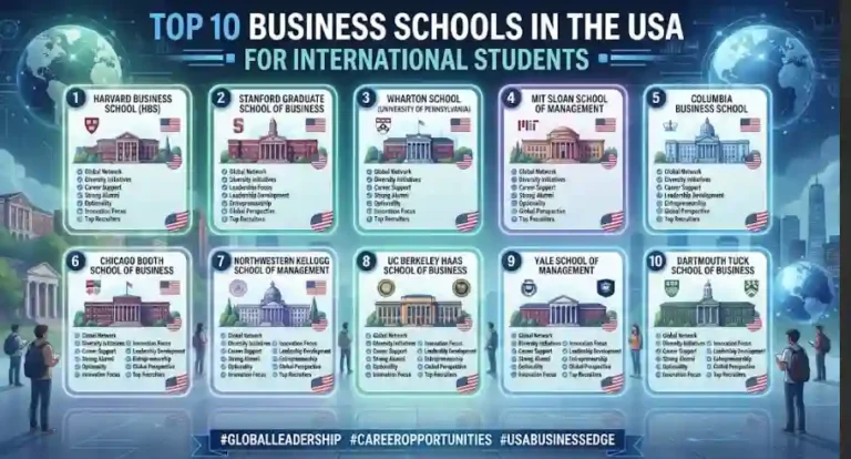 Top 10 Business Schools in the USA for International Students