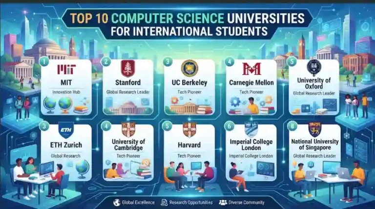 Top 10 Computer Science Universities for International Students