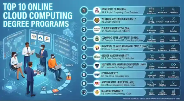 Top 10 Online Cloud Computing Degree Programs