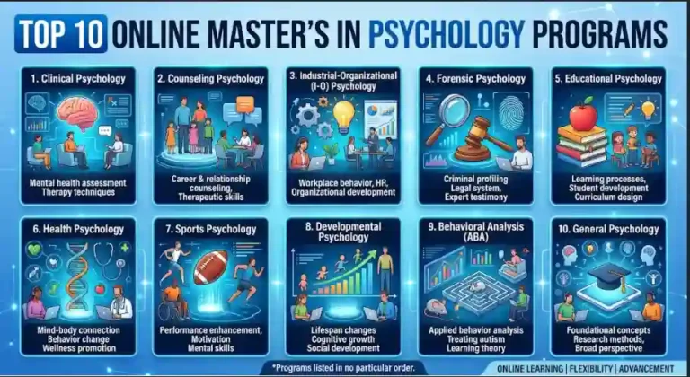 Top 10 Online Master’s in Psychology Programs
